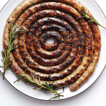 Grilled-Lugneca-sausage-coil-Piemonte